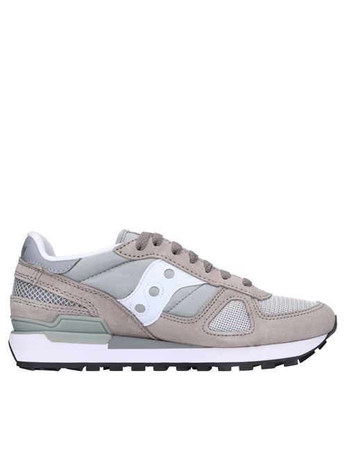 Sneakers modello Shadow Original in camoscio e tessuto SAUCONY | SHADOW ORIGINAL UGRIGIO-BEIGE-BIANCO